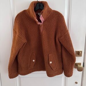 J Crew Sherpa Sweater Sz Small